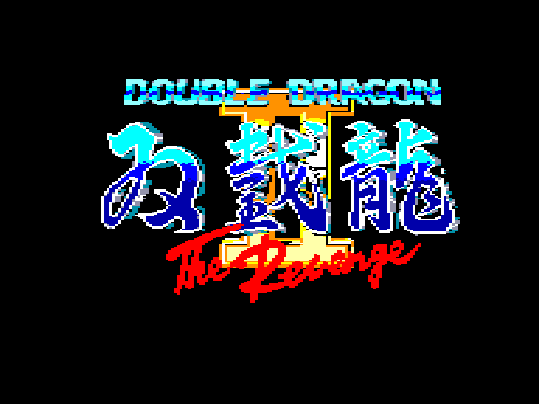 screenshot of the Amstrad CPC game Double Dragon II - The Revenge by GameBase CPC