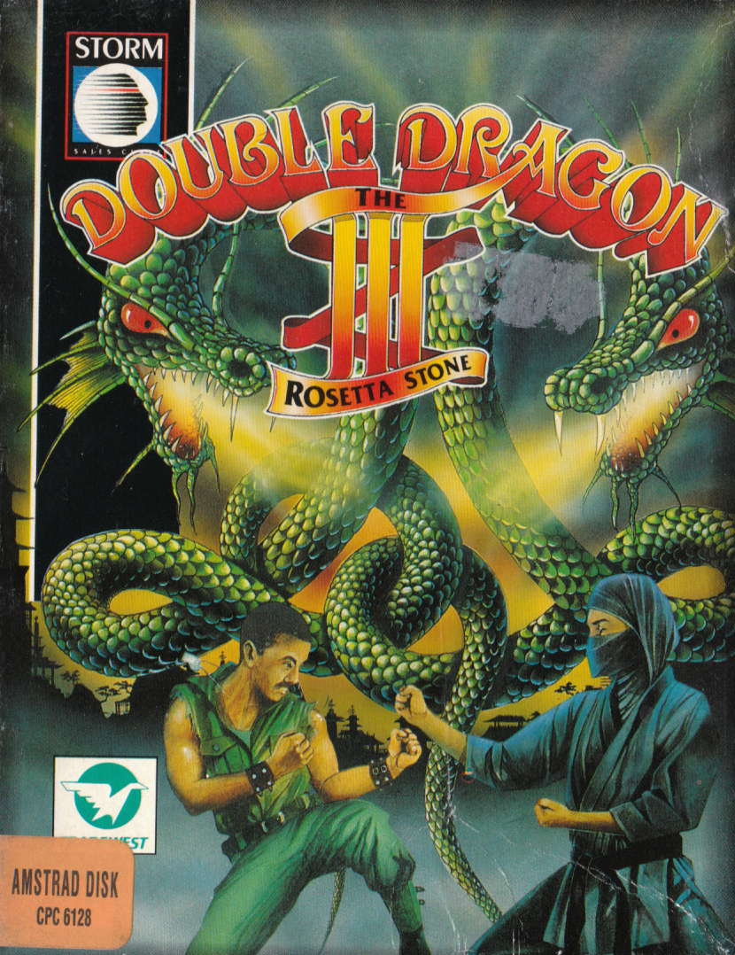 cover of the Amstrad CPC game Double Dragon III - The Rosetta Stone  by GameBase CPC