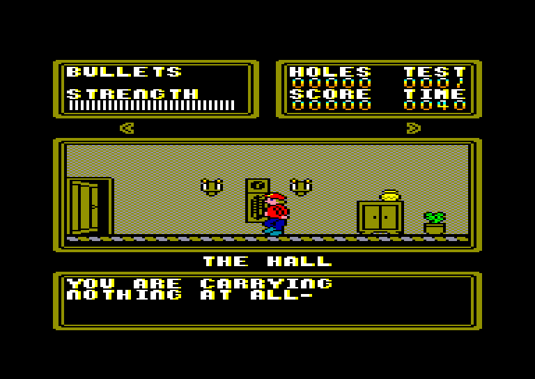 screenshot of the Amstrad CPC game Dr Scrime's Spook School by GameBase CPC