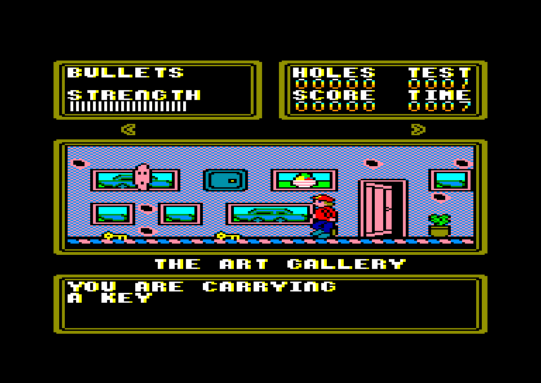 screenshot of the Amstrad CPC game Dr Scrime's Spook School by GameBase CPC