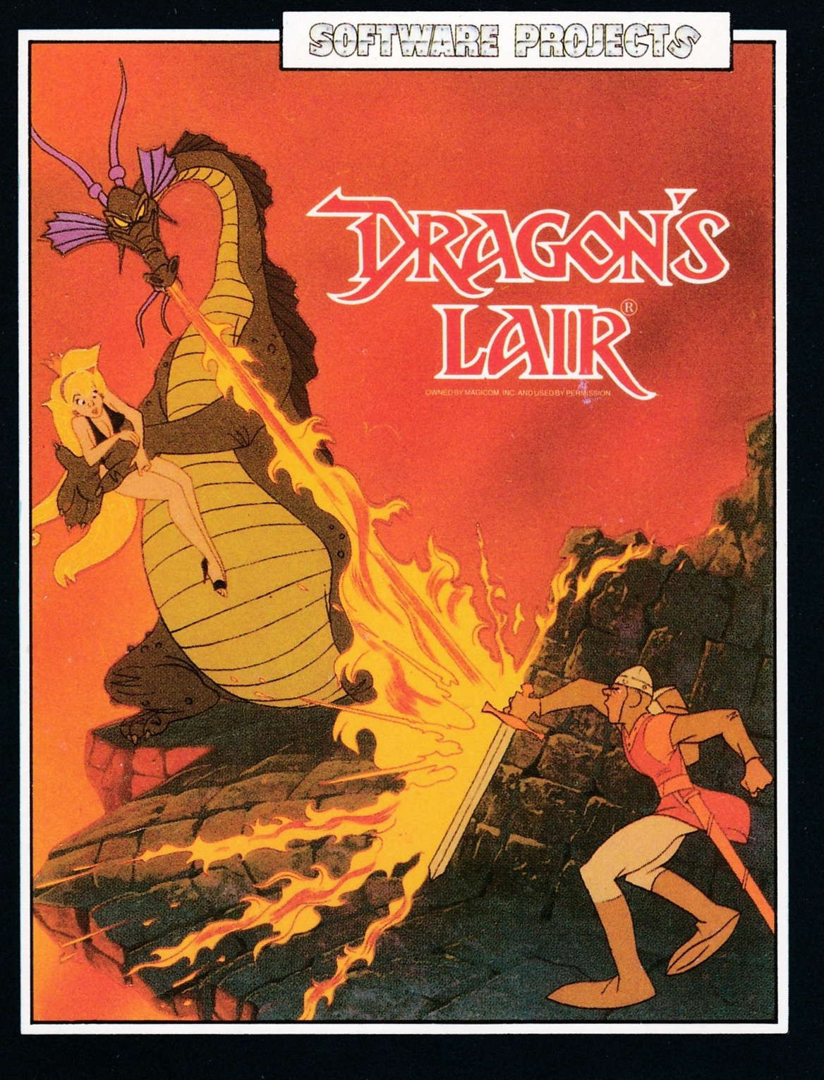 cover of the Amstrad CPC game Dragon's Lair  by GameBase CPC