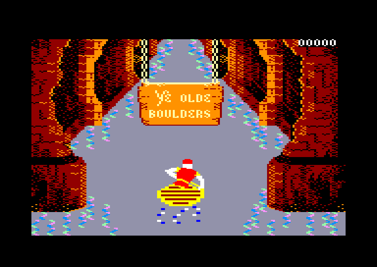screenshot of the Amstrad CPC game Dragon's Lair II - Escape from Singe's Castle by GameBase CPC