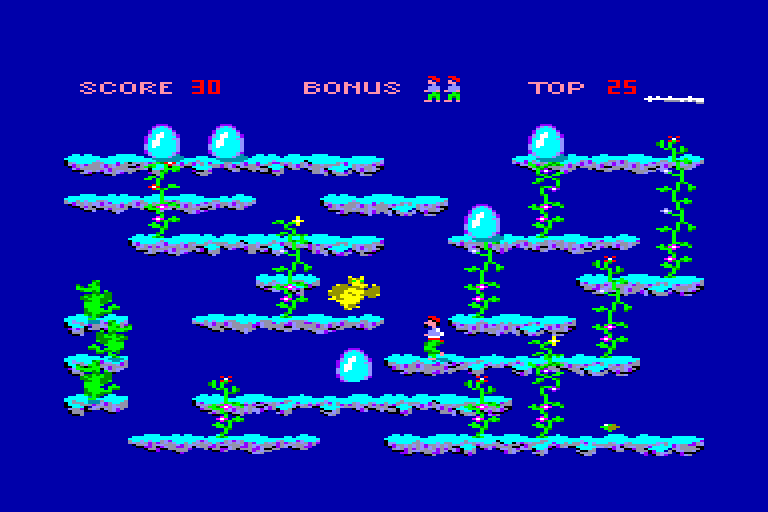 screenshot of the Amstrad CPC game Dragons by GameBase CPC