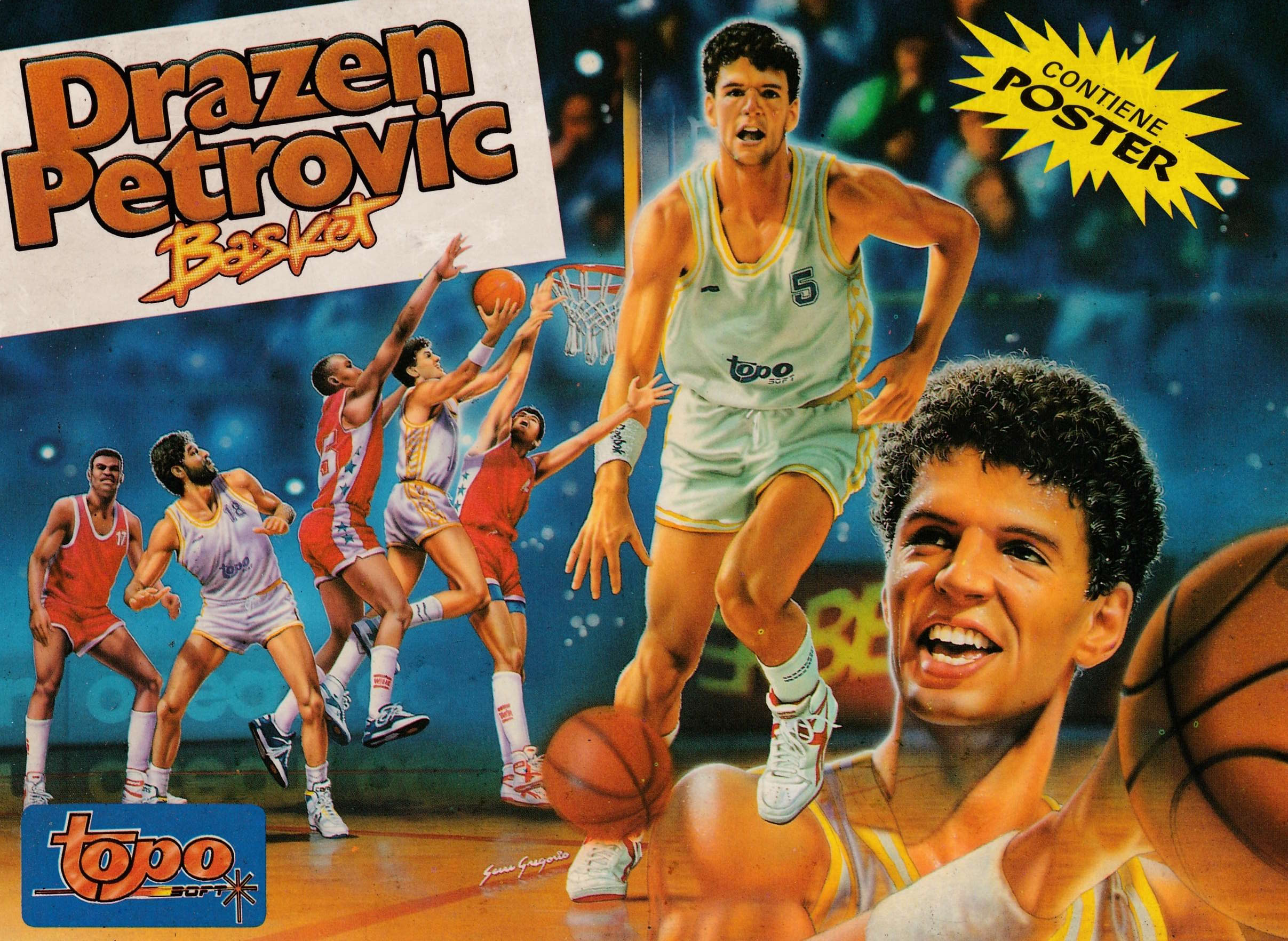 screenshot of the Amstrad CPC game Drazen petrovic basket by GameBase CPC