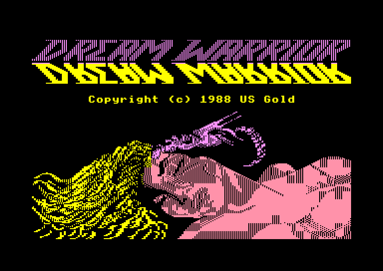 screenshot of the Amstrad CPC game Dream Warrior by GameBase CPC