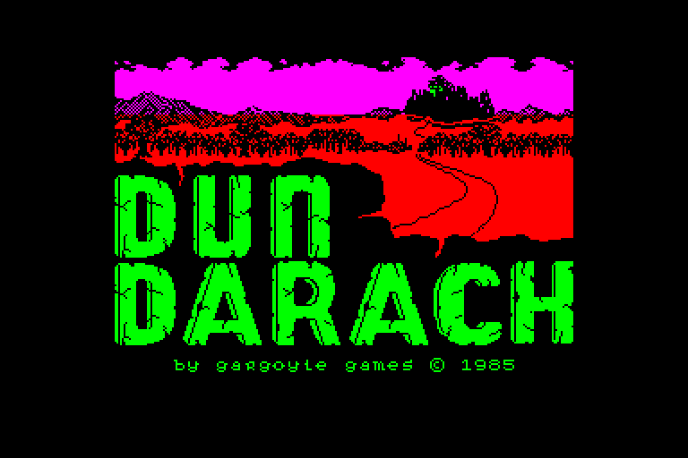 screenshot of the Amstrad CPC game Dun darach by GameBase CPC