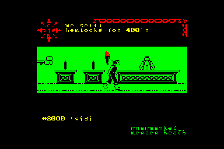 screenshot of the Amstrad CPC game Dun darach by GameBase CPC