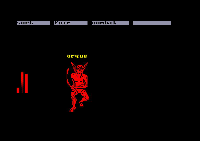 screenshot of the Amstrad CPC game Dungeon's Revenge by GameBase CPC