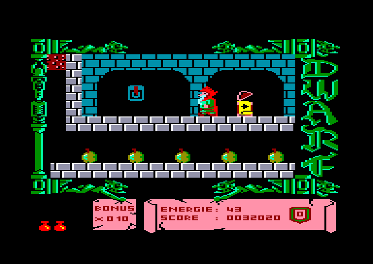 screenshot of the Amstrad CPC game Dwarf by GameBase CPC