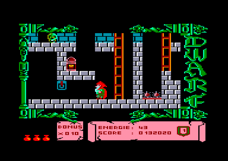screenshot of the Amstrad CPC game Dwarf by GameBase CPC