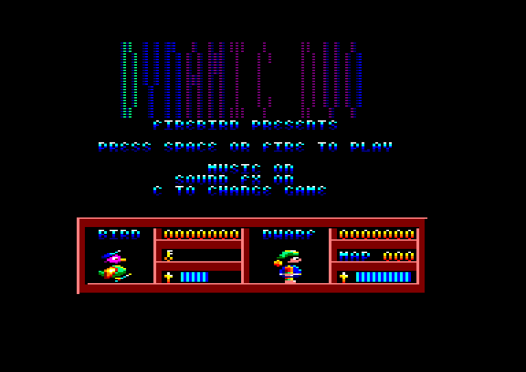 screenshot of the Amstrad CPC game Dynamic Duo by GameBase CPC