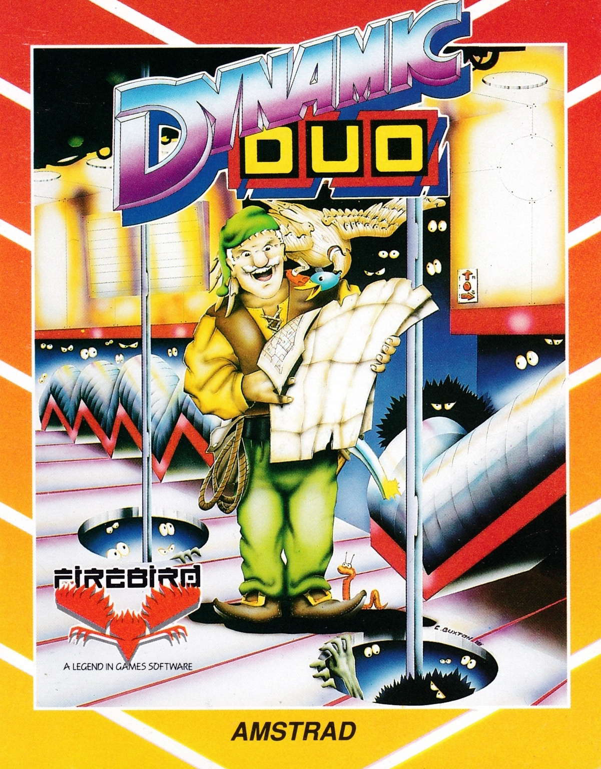 cover of the Amstrad CPC game Dynamic Duo  by GameBase CPC