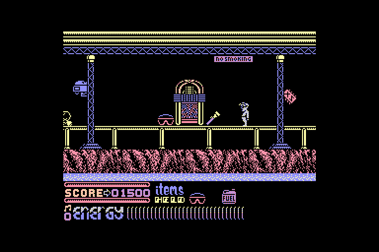 screenshot of the Amstrad CPC game Dynamite Dan II by GameBase CPC