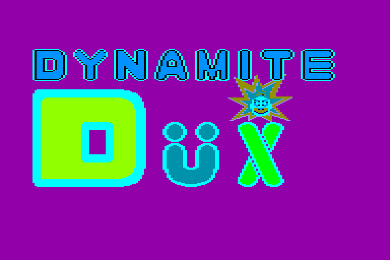 screenshot of the Amstrad CPC game Dynamite Dux by GameBase CPC