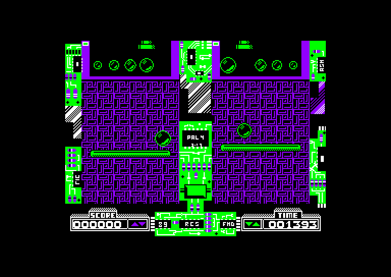 screenshot of the Amstrad CPC game Dynamix by GameBase CPC