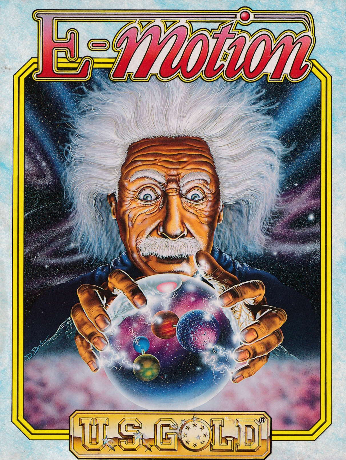 screenshot of the Amstrad CPC game E-Motion by GameBase CPC