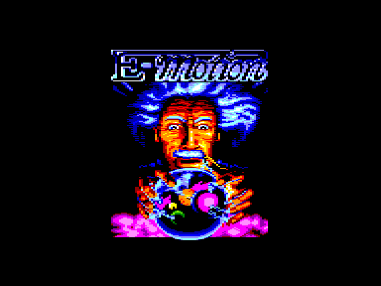 screenshot of the Amstrad CPC game E-Motion by GameBase CPC