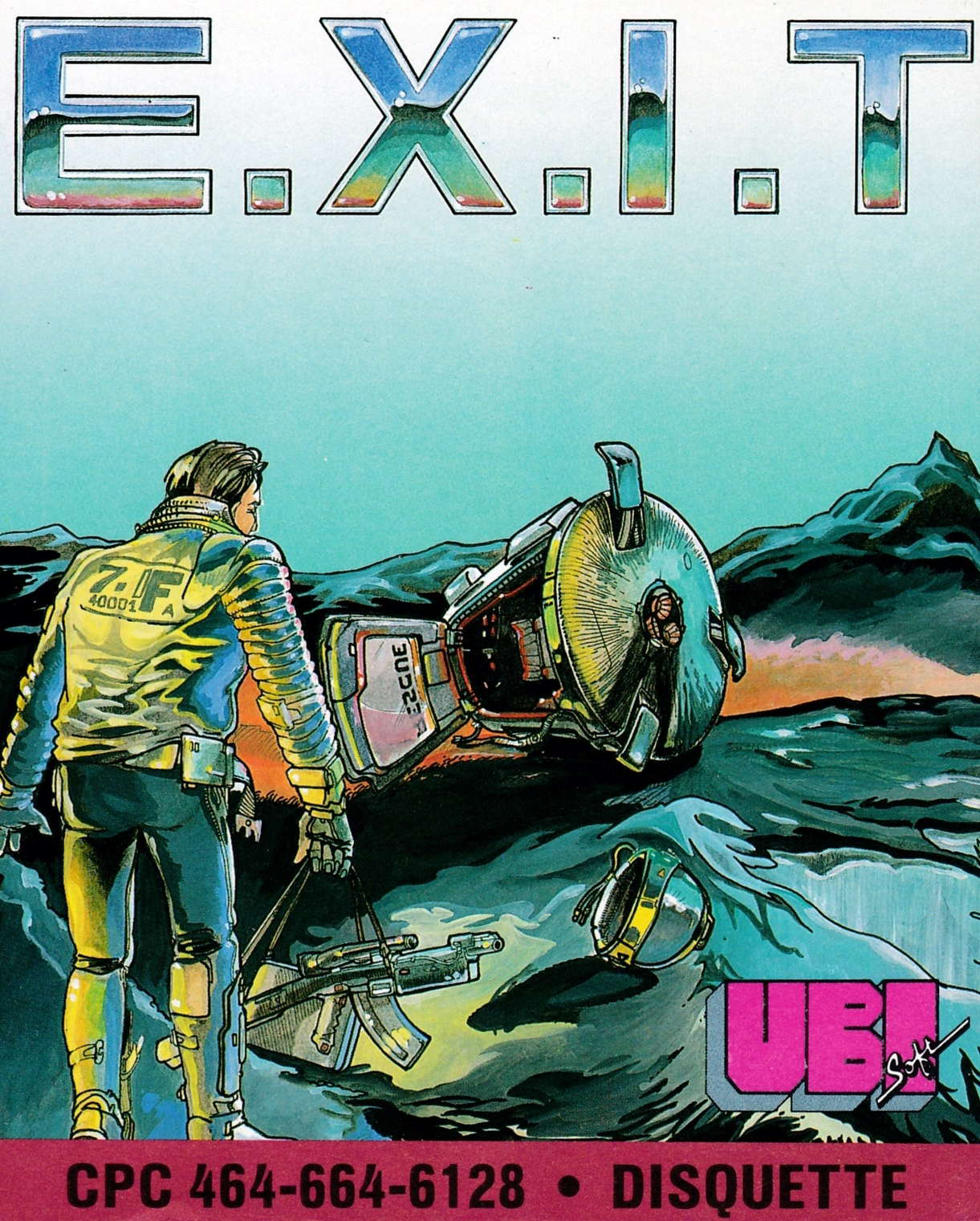 cover of the Amstrad CPC game E.X.I.T.  by GameBase CPC