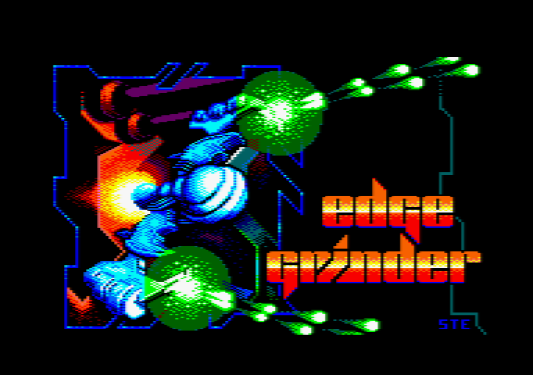 écran de chargement du jeu Amstrad CPC Edge Grinder