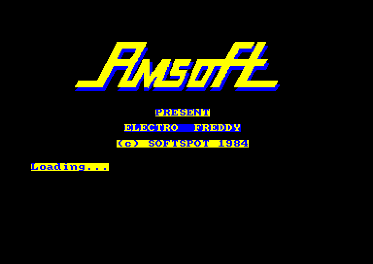 screenshot of the Amstrad CPC game Electro freddy by GameBase CPC