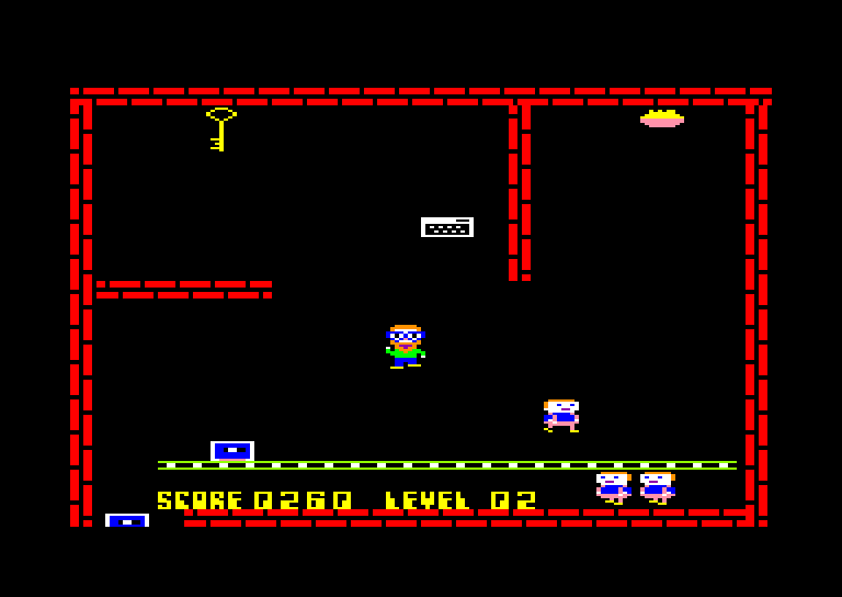 screenshot of the Amstrad CPC game Electro freddy by GameBase CPC