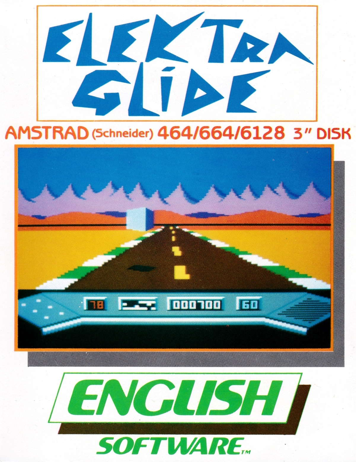 cover of the Amstrad CPC game Elektra Glide  by GameBase CPC