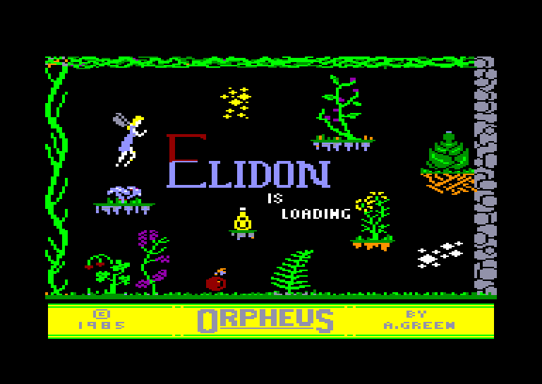 screenshot of the Amstrad CPC game Elidon by GameBase CPC