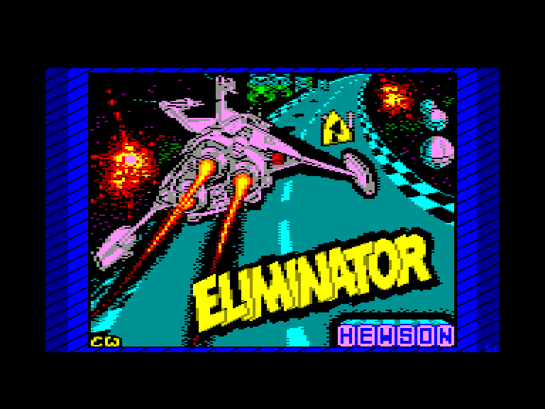 screenshot of the Amstrad CPC game Eliminator by GameBase CPC