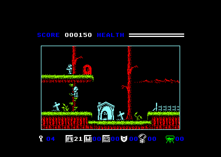 screenshot of the Amstrad CPC game Elven Warrior by GameBase CPC