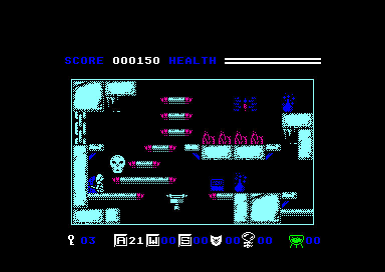 screenshot of the Amstrad CPC game Elven Warrior by GameBase CPC