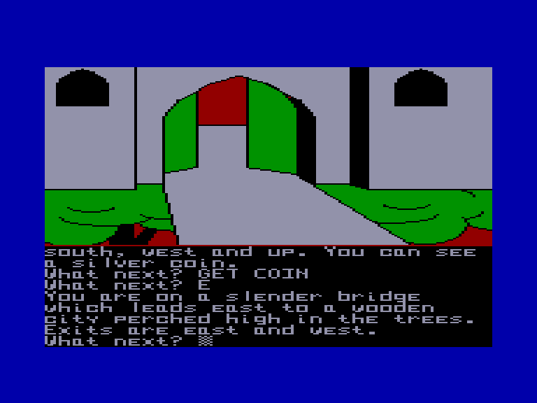 screenshot of the Amstrad CPC game Emerald isle by GameBase CPC