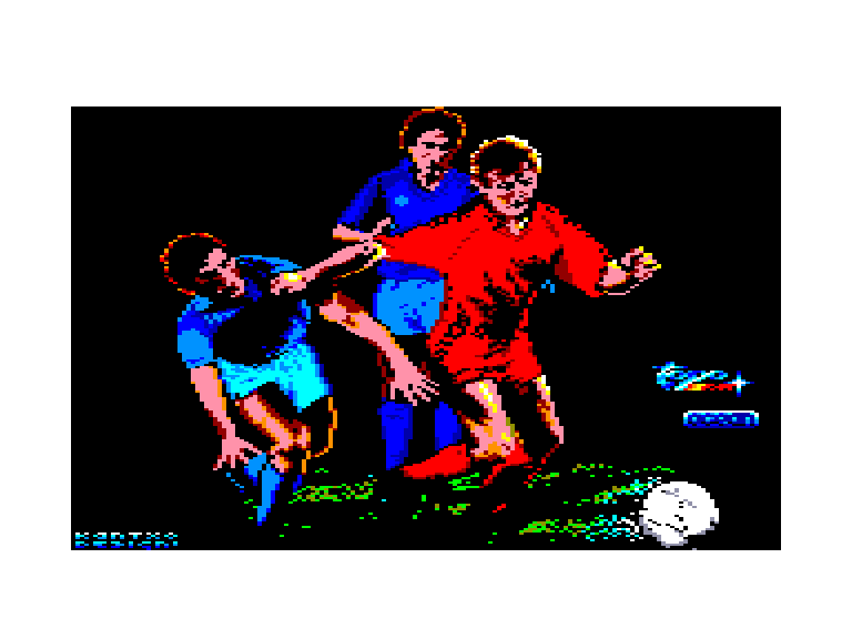 screenshot of the Amstrad CPC game Emilio Butragueno Futbol by GameBase CPC