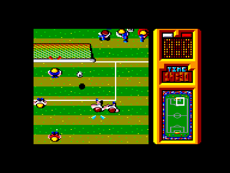 screenshot of the Amstrad CPC game Emilio Butragueno Futbol by GameBase CPC