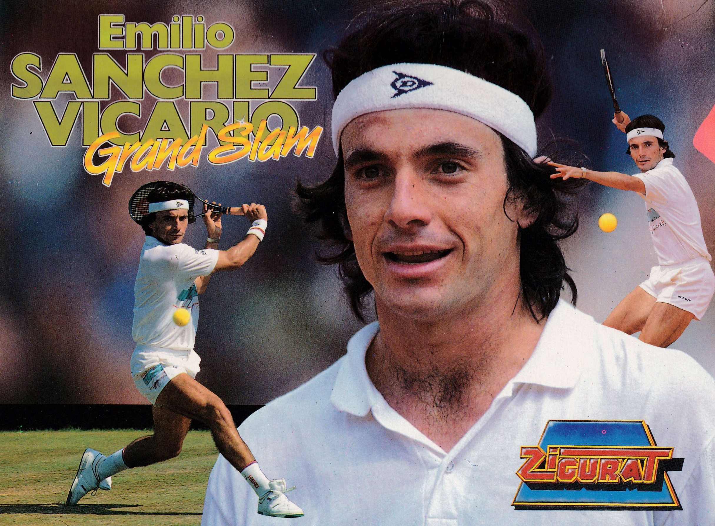cover of the Amstrad CPC game Emilio Sanchez Vicario Grand Slam  by GameBase CPC