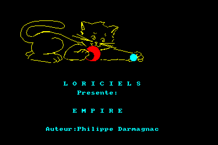 screenshot of the Amstrad CPC game Empire by GameBase CPC