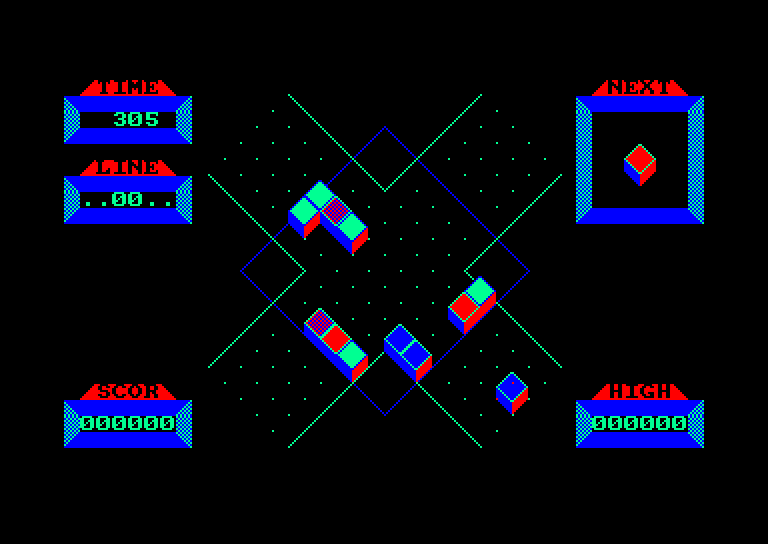 screenshot of the Amstrad CPC game Empire eclate (l') by GameBase CPC