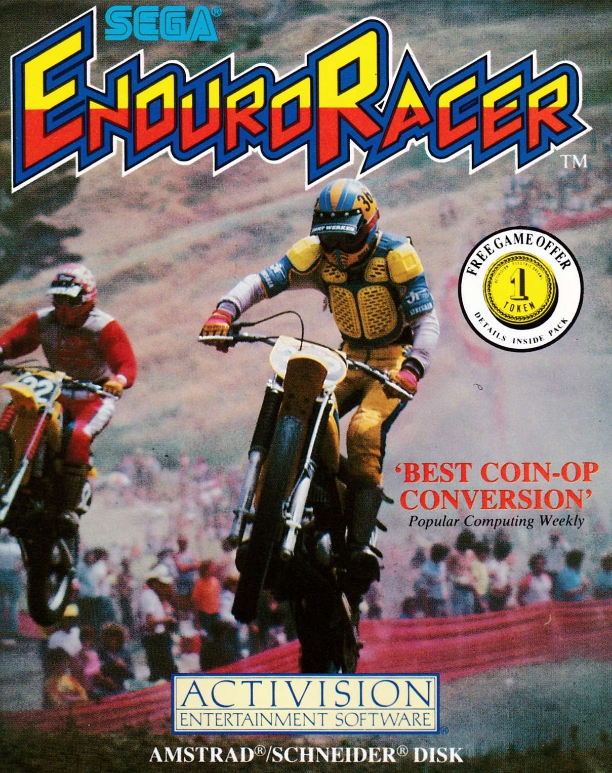 cover of the Amstrad CPC game Enduro Racer  by GameBase CPC