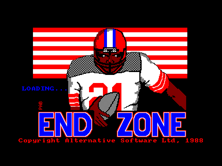 screenshot of the Amstrad CPC game Endzone by GameBase CPC