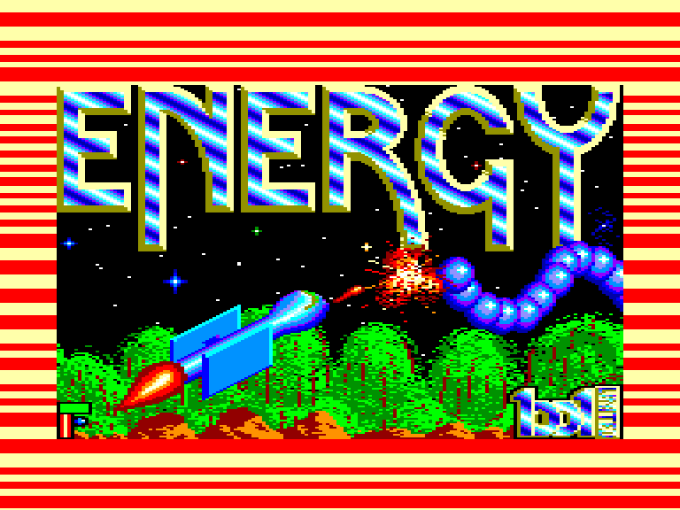 screenshot of the Amstrad CPC game Energy Warrior by GameBase CPC