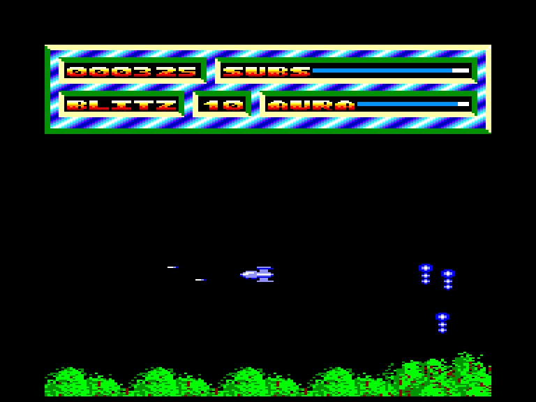 screenshot of the Amstrad CPC game Energy Warrior by GameBase CPC