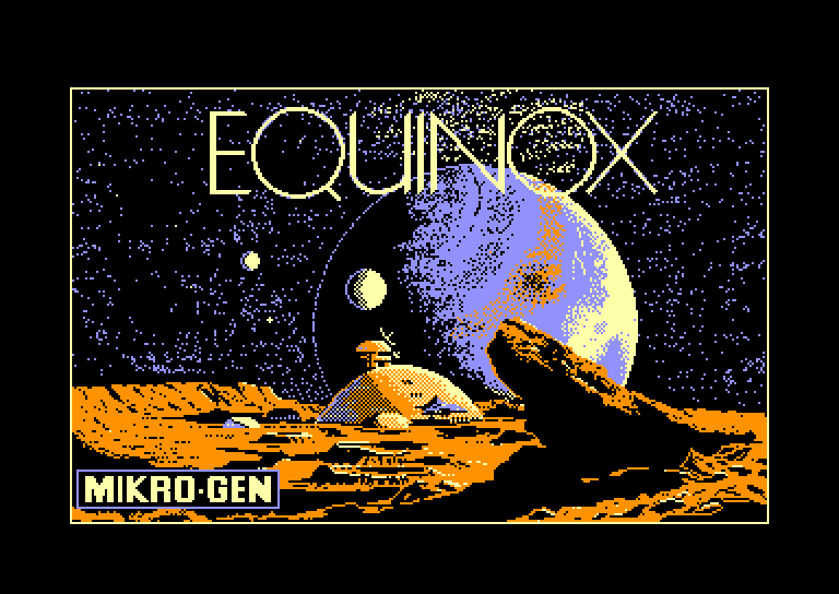 screenshot of the Amstrad CPC game Equinox by GameBase CPC