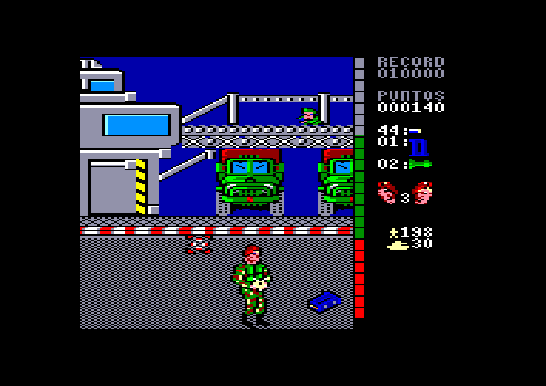 screenshot of the Amstrad CPC game Equipo a by GameBase CPC