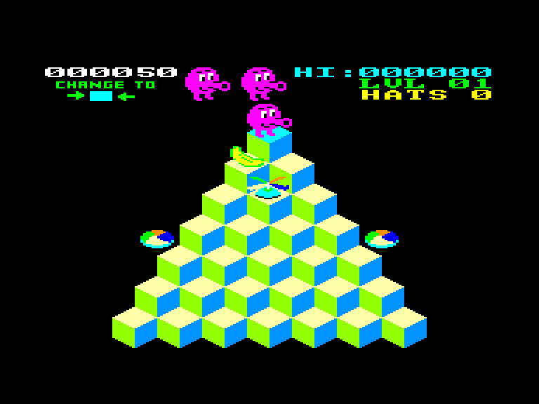 screenshot of the Amstrad CPC game Er*bert by GameBase CPC