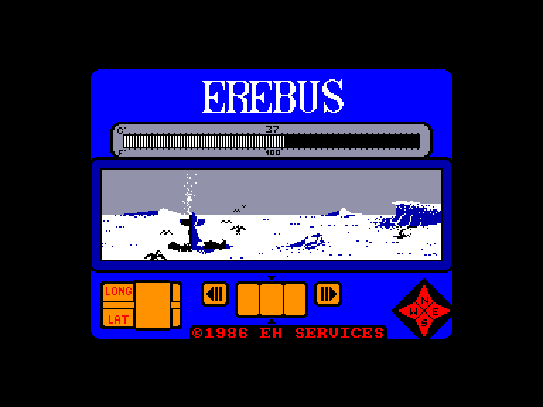 screenshot of the Amstrad CPC game Erebus by GameBase CPC