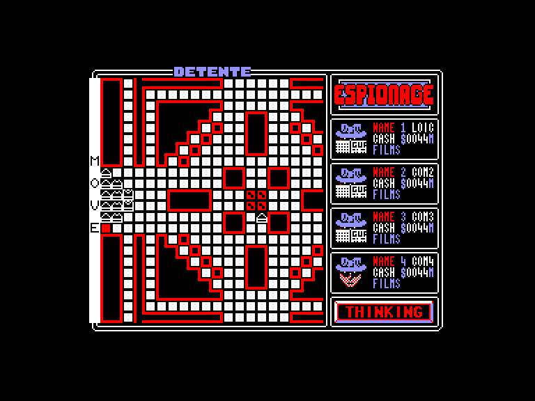 screenshot of the Amstrad CPC game Espionage by GameBase CPC