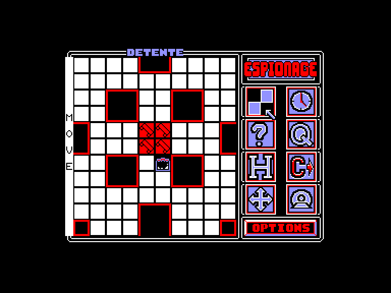 screenshot of the Amstrad CPC game Espionage by GameBase CPC