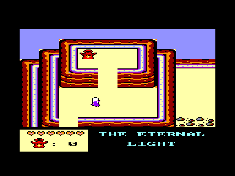 screenshot of the Amstrad CPC game Eternal Light 2 (the) by GameBase CPC