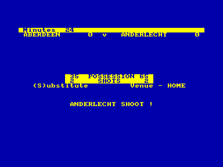 screenshot of the Amstrad CPC game Euro boss by GameBase CPC