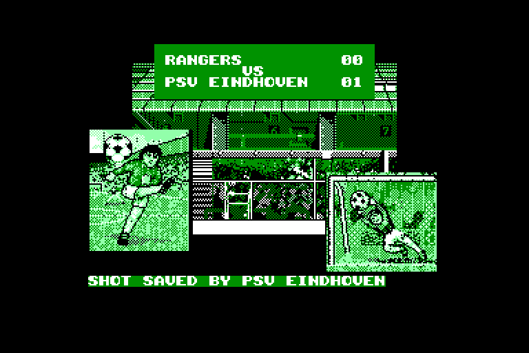 screenshot of the Amstrad CPC game European superleague by GameBase CPC