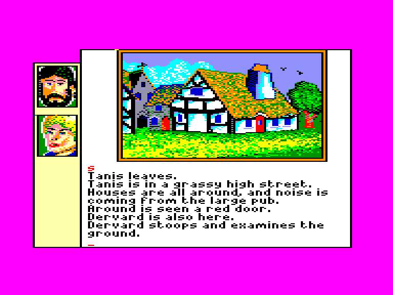 screenshot of the Amstrad CPC game Eve of Shadows by GameBase CPC